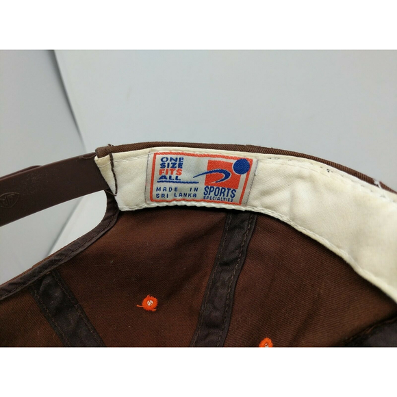 Cleveland Browns Sports Specialties Helmet Logo Snapback NFL Cap Hat VTG 90s - Picture 7 of 10
